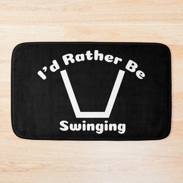 Item preview, I'd Rather Be Swinging Swinger Lifestyle Design. For dark colors. designed and sold by swingersshop.
