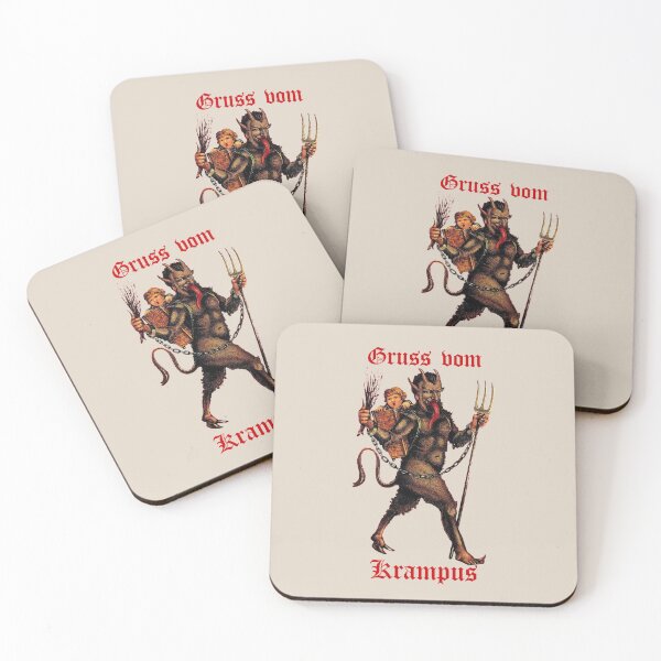 Item preview, Gruss vom Krampus (3) (on cream) designed and sold by DotorEaon.