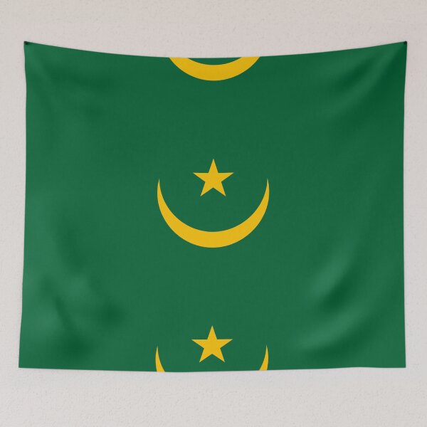 Item preview, Mauritania Flag designed and sold by WorldFlagCo.