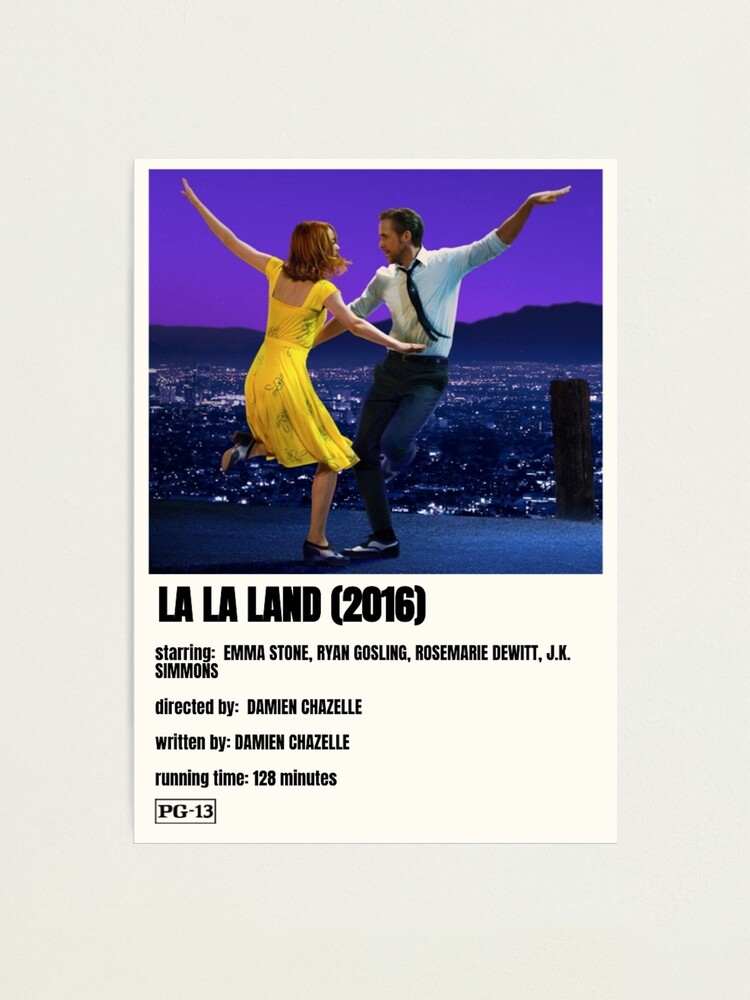 Postnummer Indgang kollision La La Land Movie" Photographic Print for Sale by Rachel Grace | Redbubble