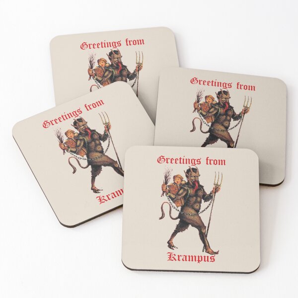 Item preview, Greetings from Krampus (2) (on cream) designed and sold by DotorEaon.