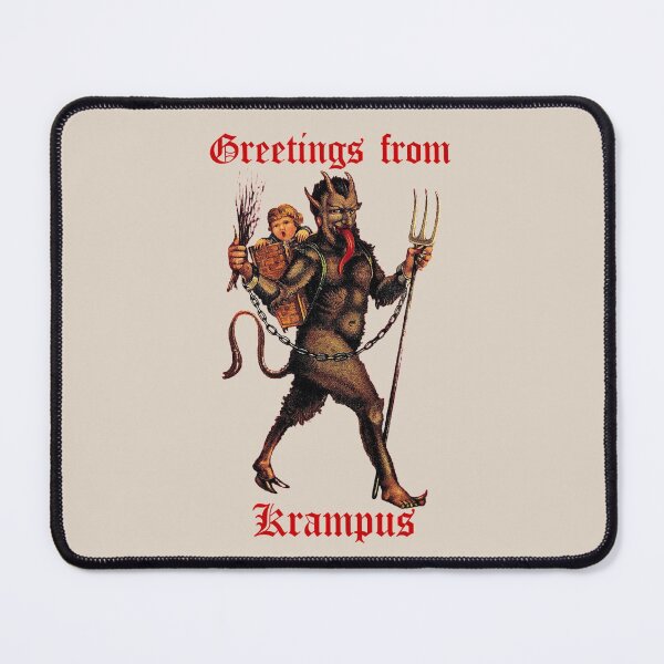 Item preview, Greetings from Krampus (2) (on cream) designed and sold by DotorEaon.
