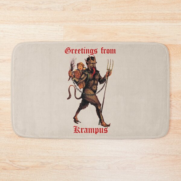 Item preview, Greetings from Krampus (2) (on cream) designed and sold by DotorEaon.