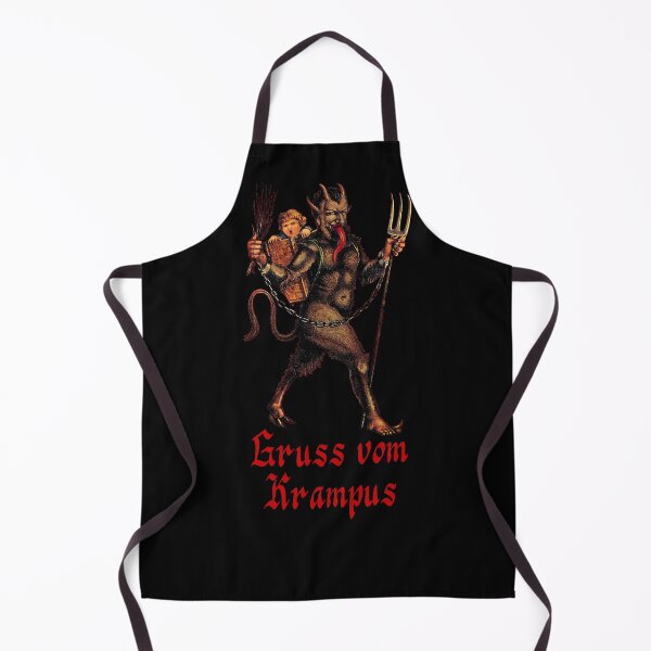 Item preview, Gruss vom Krampus (4) (on black) designed and sold by DotorEaon.