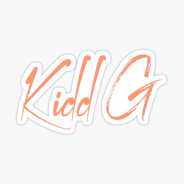 "kidd g" Sticker for Sale by Redbubble
