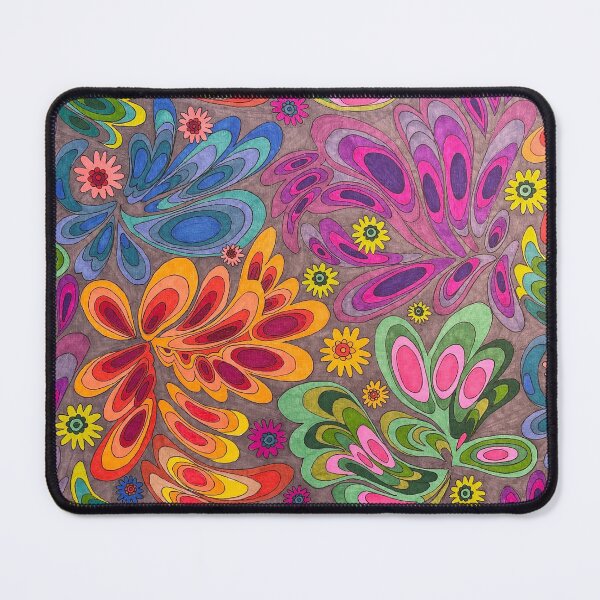 Item preview, Cosmic Gray Flowers designed and sold by priestss64.