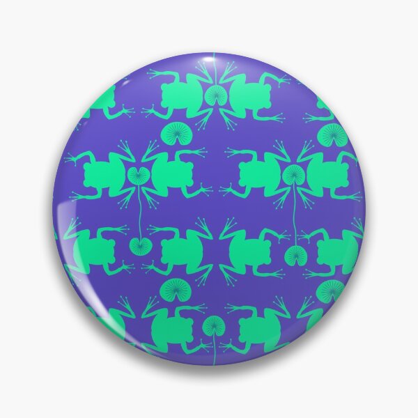 Item preview, Green Electrifying Frogs - Bright Pattern designed and sold by anzelas.