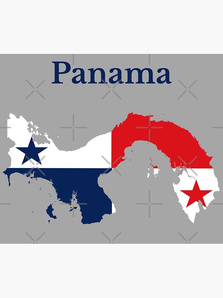 Póster Diseño De Mapa De Bandera De Panamá De Marosharaf Redbubble 6275