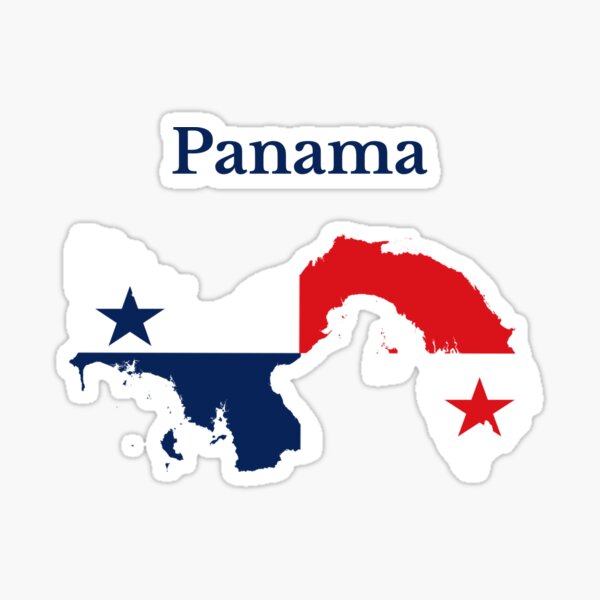 Two Pack Panamanian Flag Sticker FA Graphix Decal Self Adhesive Vinyl Panama pa pan