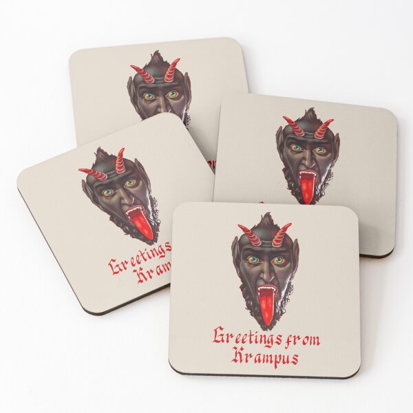 Item preview, Greetings from Krampus (3) (on cream) designed and sold by DotorEaon.