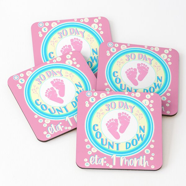 Item preview, 30 day baby countdown  designed and sold by sandpiperstudio.