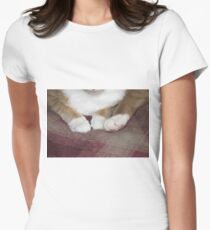 Kitten Feet Women's Fitted T-Shirt