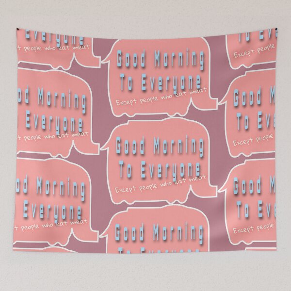Item preview, Good morning Vegans designed and sold by JilClaireArt.