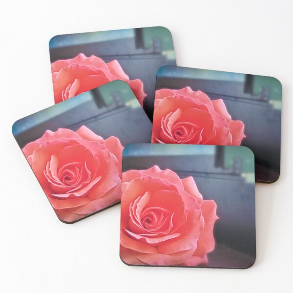Item preview, Rustic Elegance: A Pink Rose in an Old Cabin designed and sold by Justin Cobb.