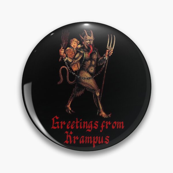 Item preview, Greetings from Krampus (4) (on black) designed and sold by DotorEaon.