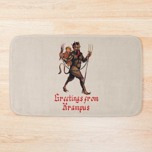 Item preview, Greetings from Krampus (4) (on cream) designed and sold by DotorEaon.