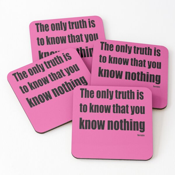 Item preview, The Only Truth To Know Is That You Know Nothing designed and sold by taiche.