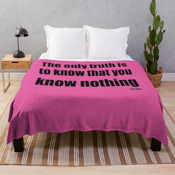 Item preview, The Only Truth To Know Is That You Know Nothing designed and sold by taiche.