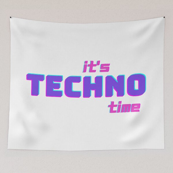 Item preview,  it's techno time ! designed and sold by Artycreative1.
