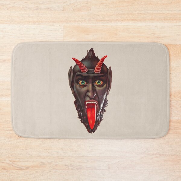 Item preview, Krampus face (on cream) designed and sold by DotorEaon.
