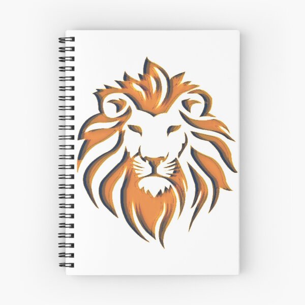 Item preview, HEAD OF HIS PRIDE - COLORFUL LION FACE OUTLINE designed and sold by MrCreativeArts.