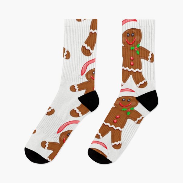 Item preview, Santa Hat Gingerbread Man on home decor, accessories and apparel.  Great gift idea. designed and sold by lduke47.