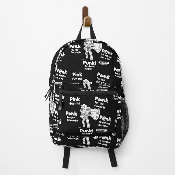Item preview, Punk Rock Black and White BikiniKat Pink Pank Ponk Pank Punk out! designed and sold by BikiniKat.