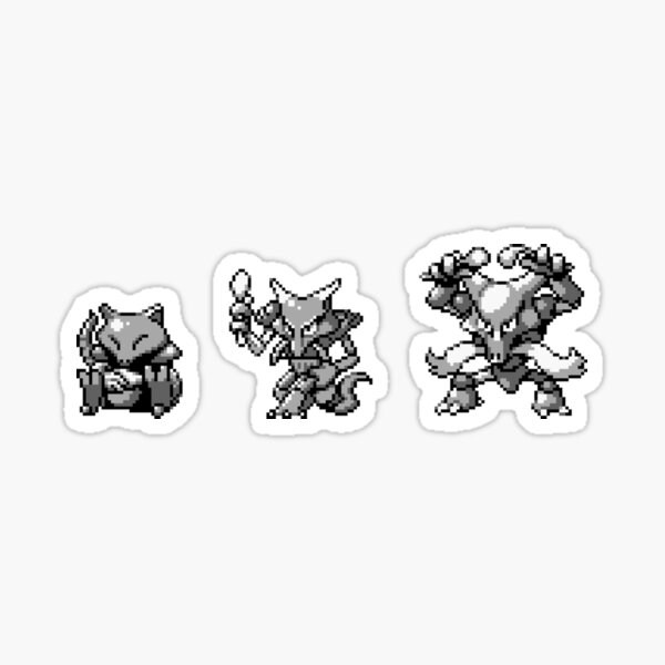 Pokemon Nissui Promo Sticker No.105 Abra Kadabra Alakazam Evolution -#0136