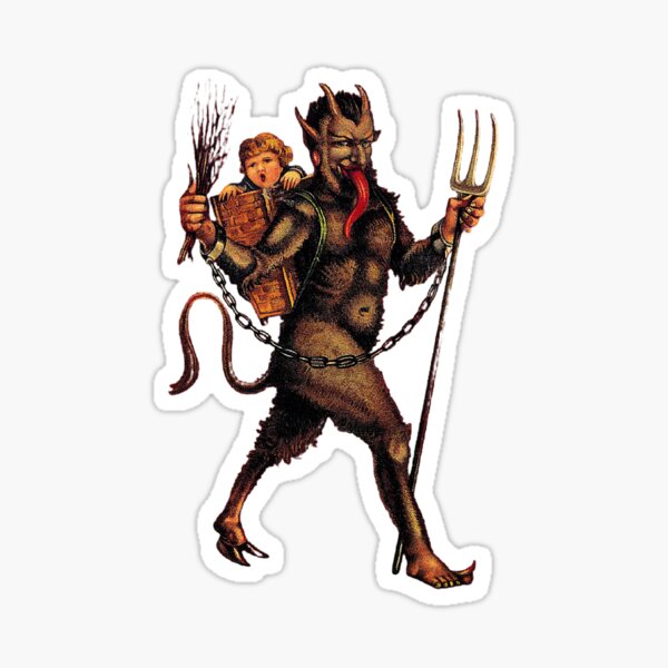 Item preview,  Krampus (on red) designed and sold by DotorEaon.