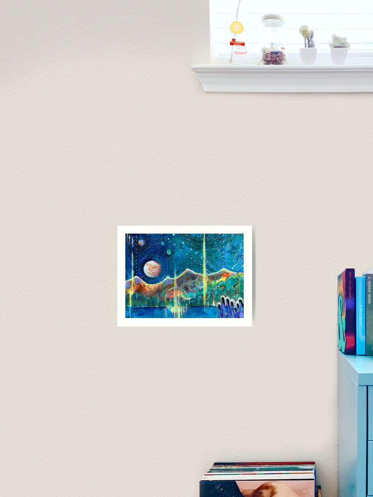 Thumbnail 2 of 3, Art Print, Nighttime Blessings designed and sold by margarettrost.