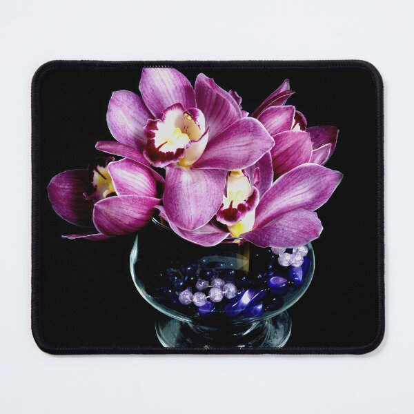 Item preview,  Pretty pink Cymbidium Orchid blossoms in a a Vase. designed and sold by sunnypicsoz.