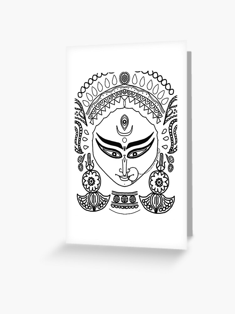 Durga Line Art Royalty-Free Images, Stock Photos & Pictures | Shutterstock