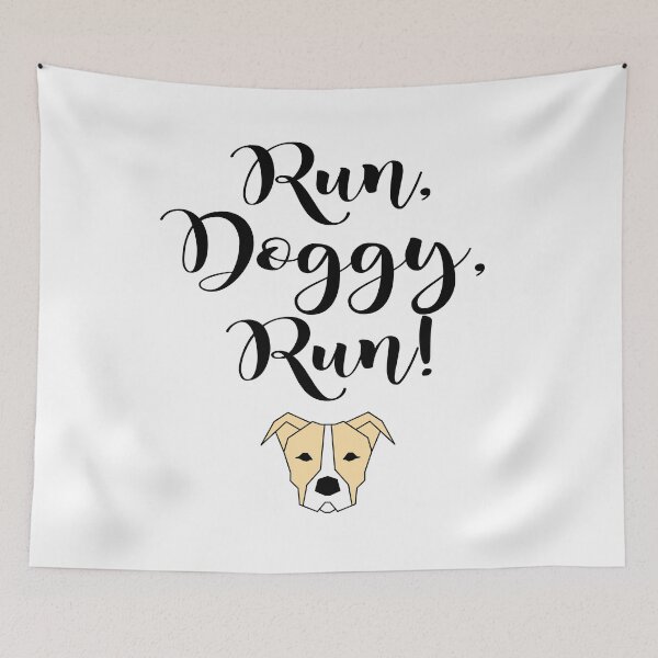 Item preview, Run, Doggy, Run! designed and sold by the Zarock Shop.