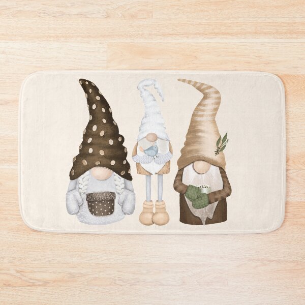 Item preview, Three Christmas Gnomes designed and sold by The Tilted Flamingo.