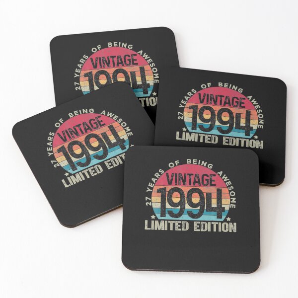 Item preview, 27th Birthday Retro Limited Edition 1994 Vintage Birthday designed and sold by JaniceHawkins.