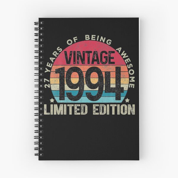 Item preview, 27th Birthday Retro Limited Edition 1994 Vintage Birthday designed and sold by JaniceHawkins.