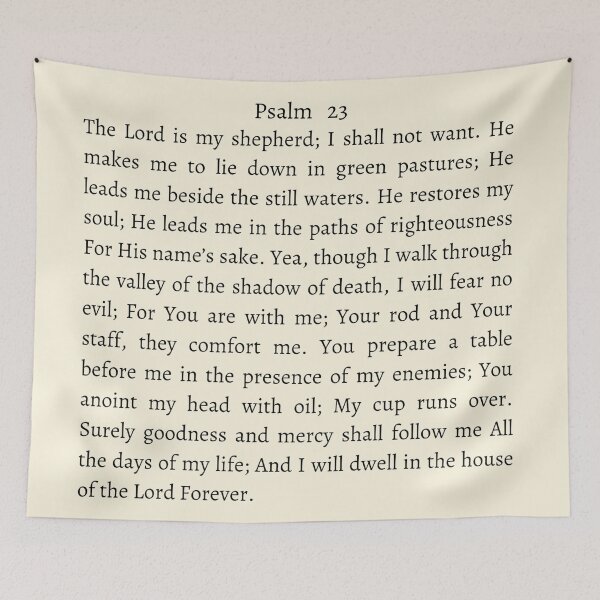 Item preview, Psalms 23. Psalms 23 designed and sold by ConArte.