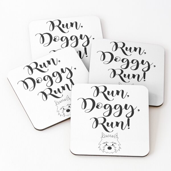 Item preview, Run, Doggy, Run! designed and sold by the Zarock Shop.