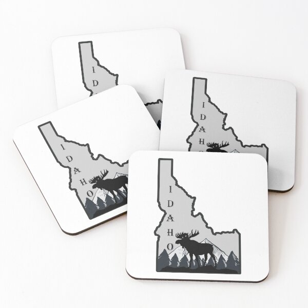 Item preview, Stunning Illustrated Idaho Moose Silhouette Design designed and sold by jglawson676.