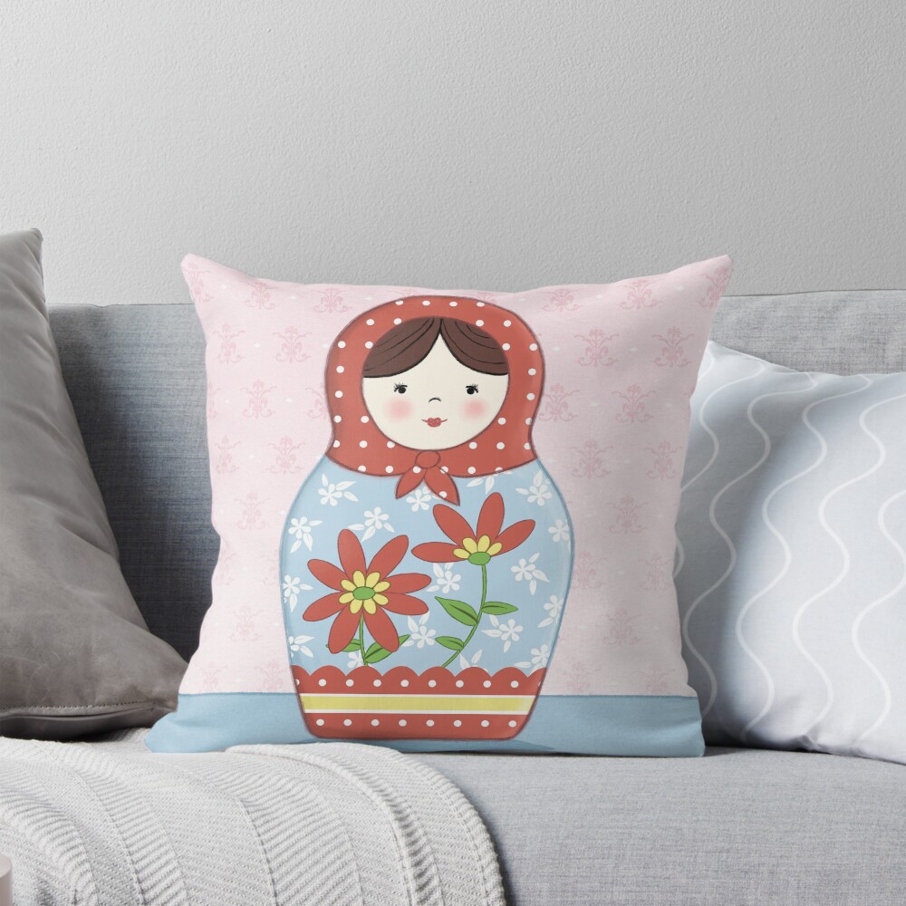 Item preview, Throw Pillow designed and sold by amalou.