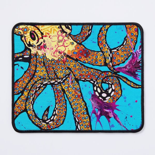 Item preview, Abstract octopus beach art designed and sold by Sndabson.