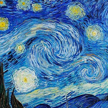 STARRY NIGHT - NOTTE STELLATA by Van Gogh // speed drawing 