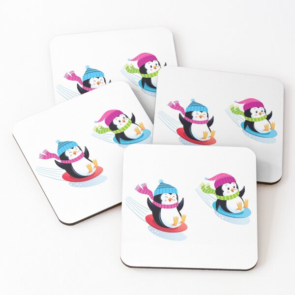 Item preview, Penguin Sledding, Penguin Snow Sledding, Penguin, Sledding, Snow designed and sold by graphic-genie.