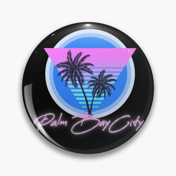 Item preview, Palm Bay City Florida Retro Vintage  designed and sold by Alladin7.