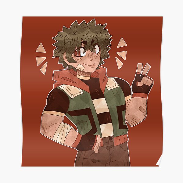 "Deku" Poster for Sale by Obsidian-Blitz | Redbubble