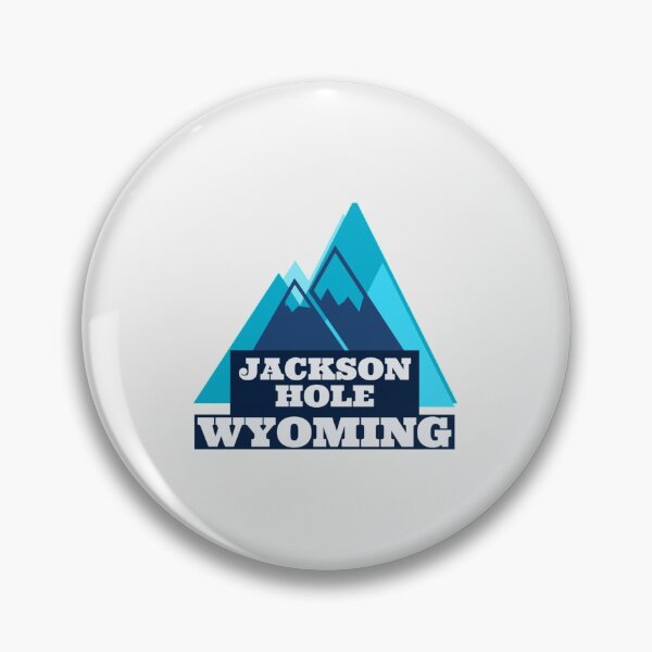 Item preview, Jackson Hole Wyoming- Vintage Mountains Blue| Perfect Gift designed and sold by justinawoo.