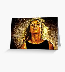 Maniac Greeting Card