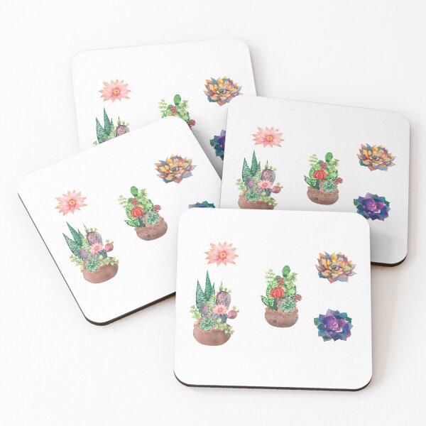 Artikelvorschau, BUNTE SUCCULENT "PACK" entworfen und verkauft von RetroPlaceee.