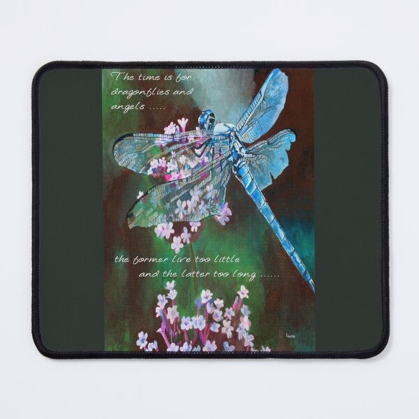 Item preview, The Time Is For Dragonflies and Angels Quote designed and sold by taiche.