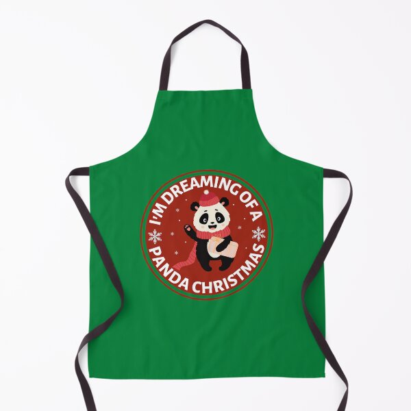 Item preview, Im Dreaming of a Panda Christmas (red)- Cute Animal Friendly Panda - Christmas Panda Bear Gift designed and sold by CaitU.